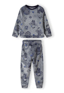 Piżama z długim rękawem z pluszowego polaru