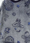 Piżama z długim rękawem z pluszowego polaru