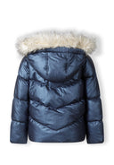 Kurtka ocieplana z odpinanym futrem