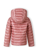 Pikowana kurtka z kapturem i suwakiem