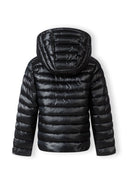 Pikowana kurtka z kapturem i suwakiem