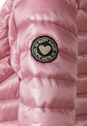 Pikowana kurtka z kapturem i suwakiem