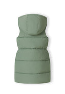 Ocieplany bezrękawnik o dłuzszym fasonie