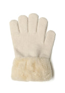 4 Pack rękawiczek ze sztucznym futerkiem