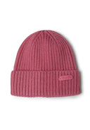 Girls beanie 2 pack rib knit pink 2-14y, soft ribbed knit in muted pink, elasticated edge for snug fit. 
