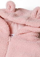 Kurtka z pluszowego materiału Sherpa