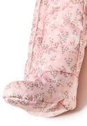 Zimowy kombinezon niemowlęcy z kapturem, podwójnym zapięciem i rękawiczkami