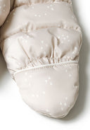 Zimowy kombinezon niemowlęcy z kapturem, podwójnym zapięciem i rękawiczkami