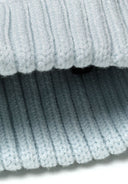 Czapka niemowlęca Minoti – jasnoniebieska z pomponem, z wiskozą, 0–24 m