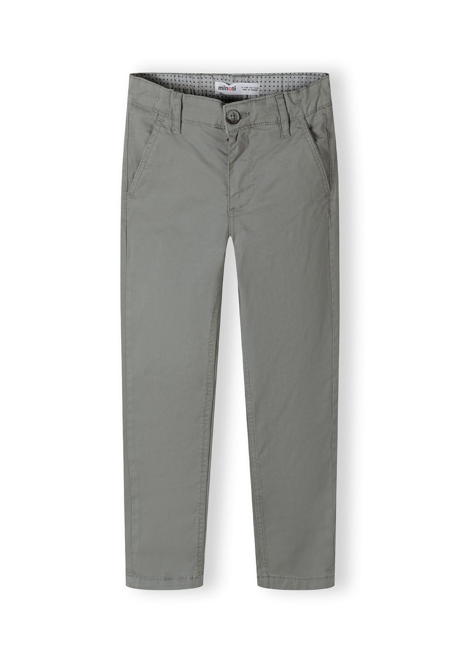 Chino Trousers Tailored Fit Grey - 1