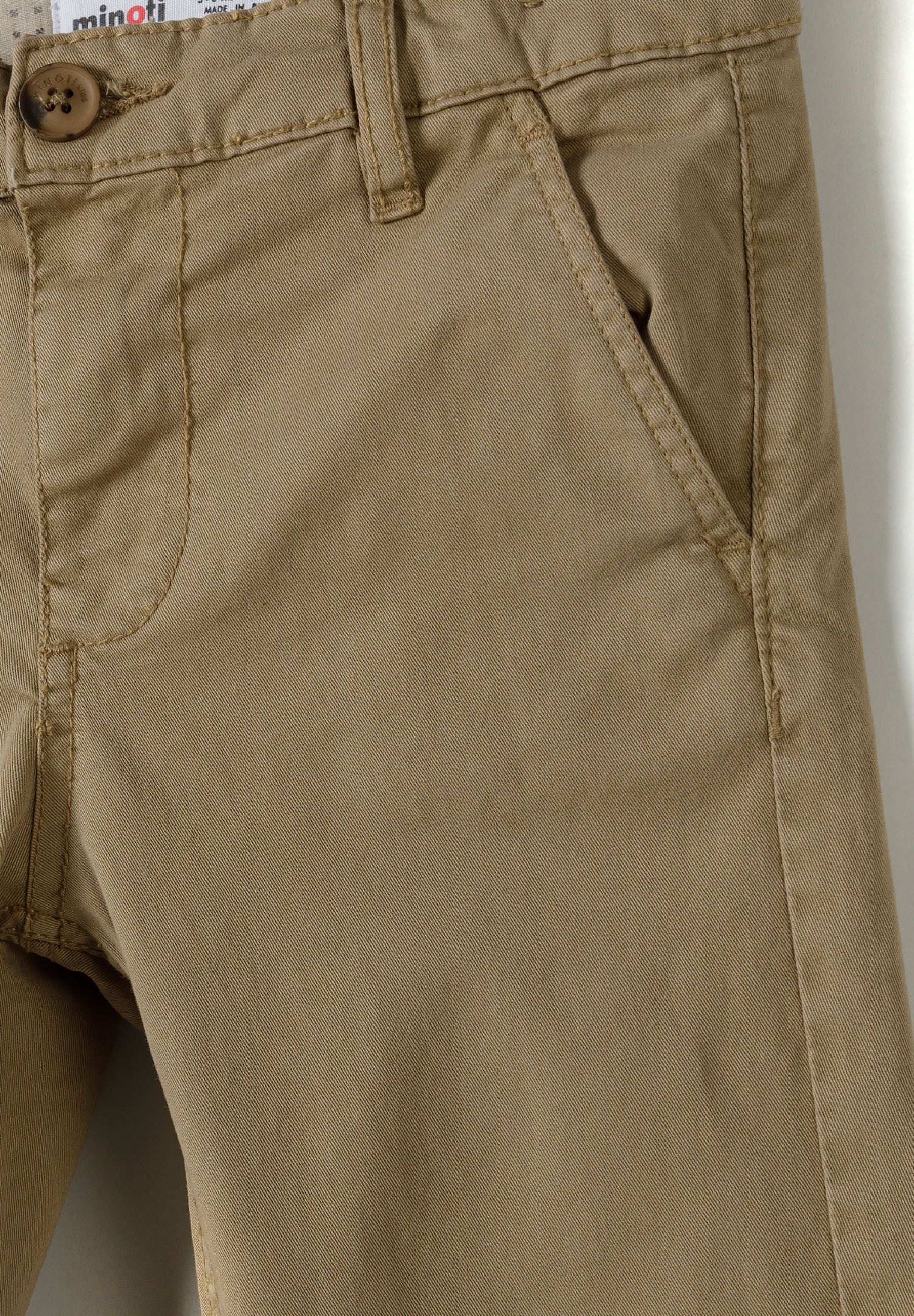 Chino Trousers Tailored Fit, Beige - 4