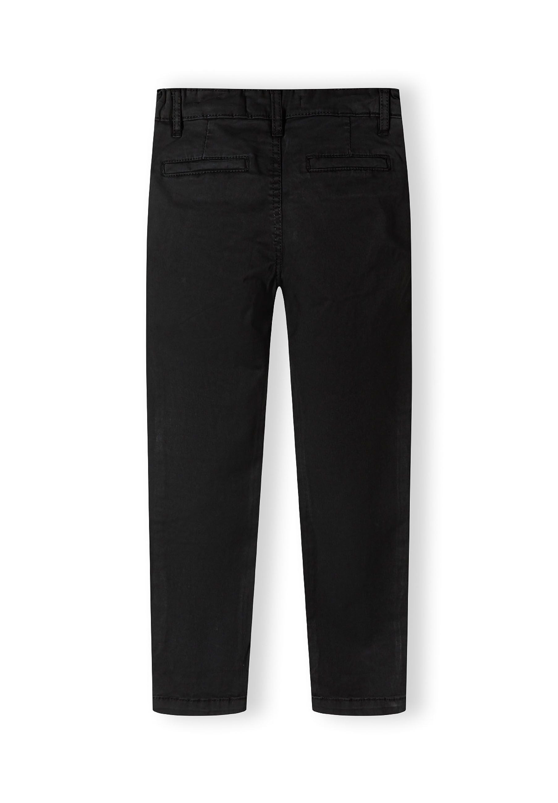 Slim Fit Chino Trousers, Black - 3