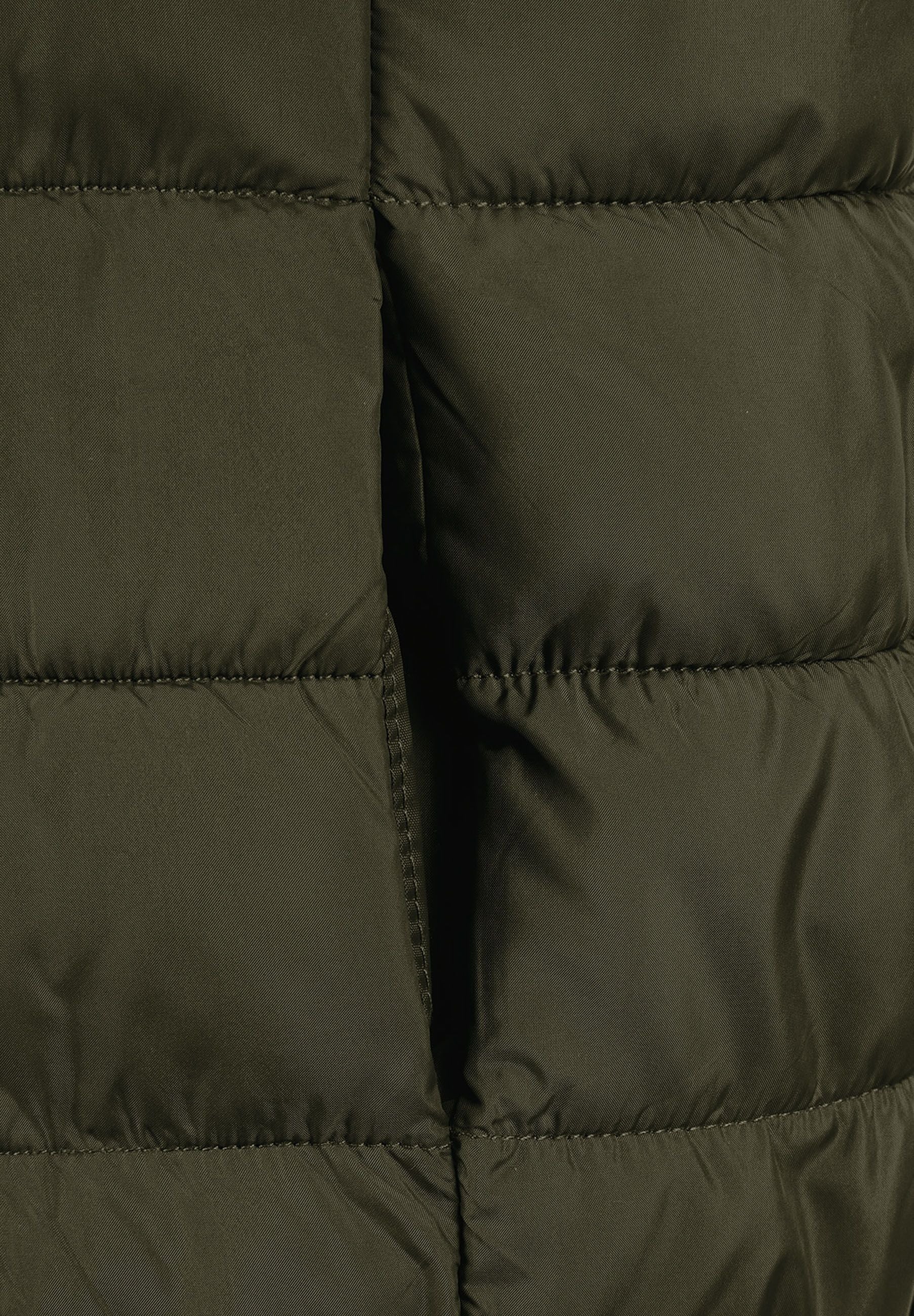Padded Gilet, Detachable Hood, Khaki - 5