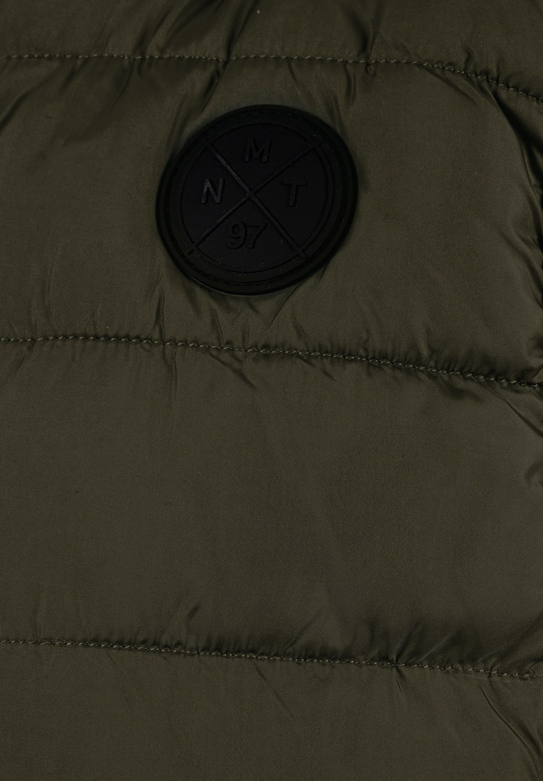 Padded Gilet, Detachable Hood, Khaki - 6