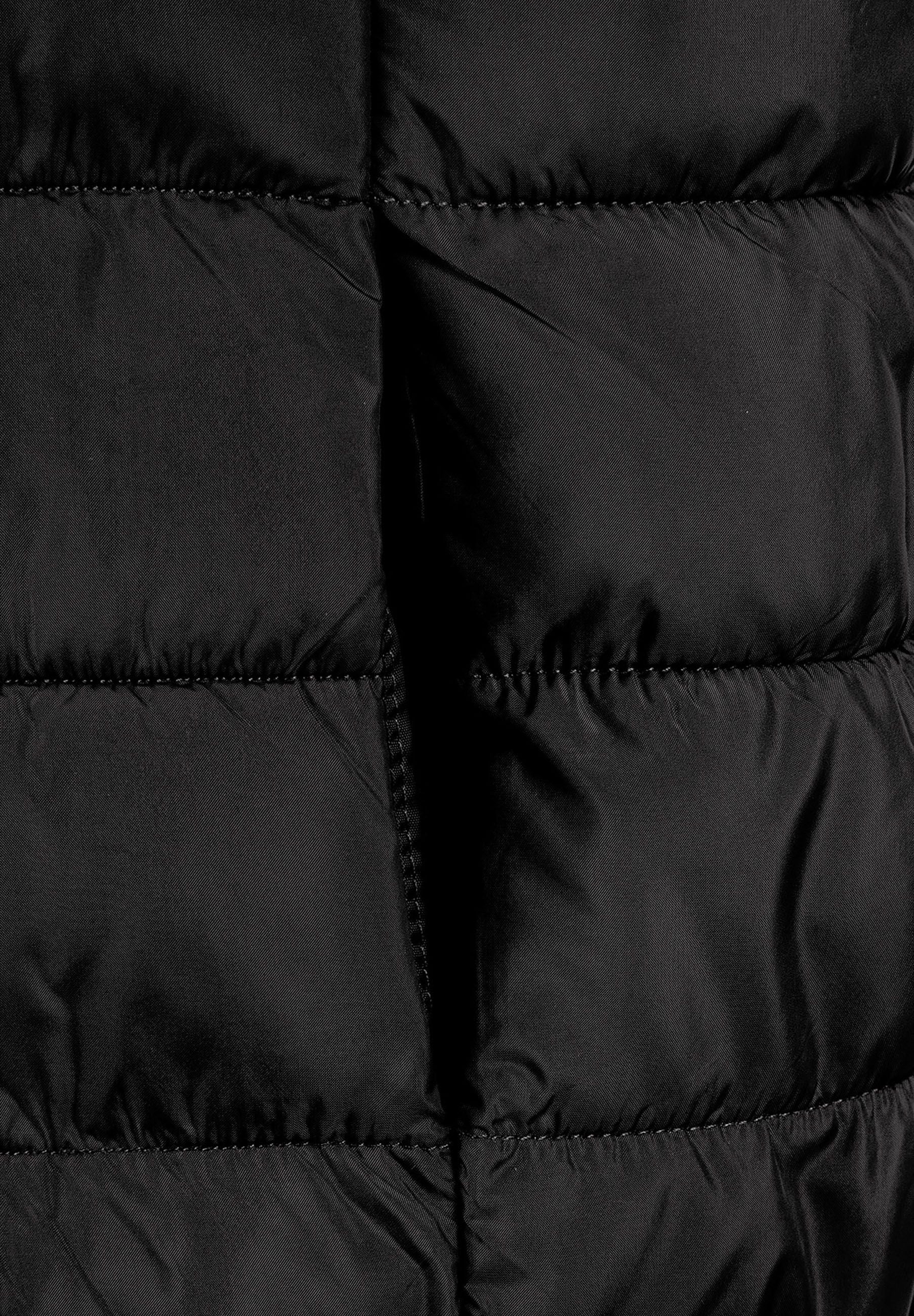 Padded Gilet, Black, Detachable Hood - 5