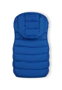 Bezrękawnik z kapturem i gumową naszywką