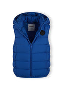 Bezrękawnik z kapturem i gumową naszywką