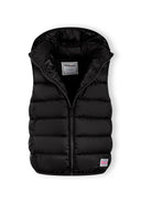 Bezrękawnik z odpinanym kapturem