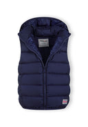 Bezrękawnik z odpinanym kapturem