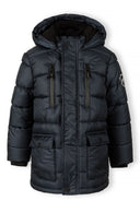 Kurtka z podszewką z polaru i futerkiem