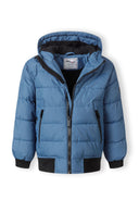 Kurtka ocieplana ze ściągaczami i kieszeniami na zamek