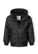 Kurtka ocieplana ze ściągaczami i kieszeniami na zamek