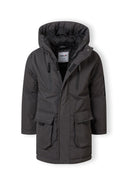 Ocieplana kurtka parka z kieszeniami i pikowaną podszewką