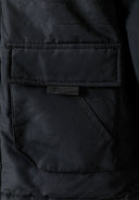 Ocieplana kurtka parka z kieszeniami i pikowaną podszewką