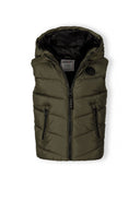 Bezrękawnik ocieplany z odblaskowym nadrukiem