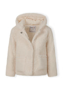 Kurtka z polaru teddy z kapturem