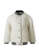 Kurtka baseball z futerka z zapięciem na napy