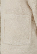 Kurtka teddy z zamkiem i dużymi kieszeniami