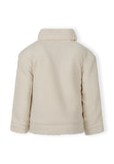 Kurtka teddy z zamkiem i dużymi kieszeniami