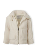 Kurtka teddy z zamkiem i dużymi kieszeniami