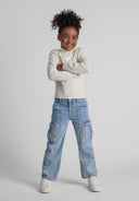 Sweter z golfem z miękkiej dzianiny z wiskozą