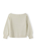 Sweter z dekoltem w łódkę