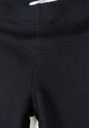 2 pack prążkowanych legginsów z rozszerzaną nogawką