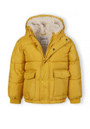 Kurtka z podszewką z misia i kieszeniami na napy