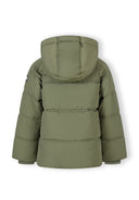 Kurtka pikowana z kapturem i kieszeniami na suwaki