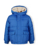 Kurtka z podszewką z misia i kieszeniami na napy