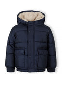 Kurtka z podszewką z misia i kieszeniami na napy