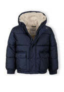 Kurtka z podszewką z misia i kieszeniami na napy