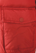 Kurtka z podszewką z misia i kieszeniami na napy