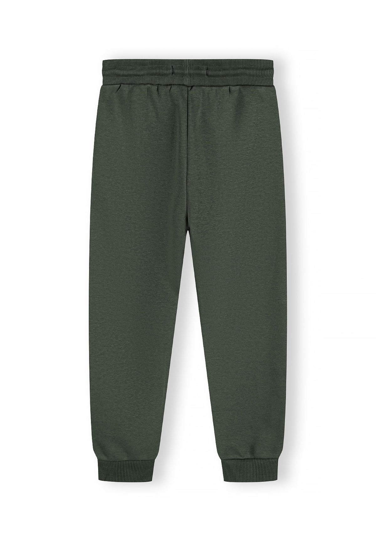 Black, dark green and grey marl joggers, green back.