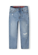 Spodnie jeansowe z przetarciami