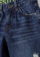 Spodnie jeansowe z przetarciami