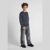 grey denim