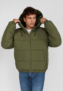 Kurtka ripstop ze stójką i elastycznymi mankietami