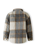 Ocieplana kurtka koszulowa w kratę