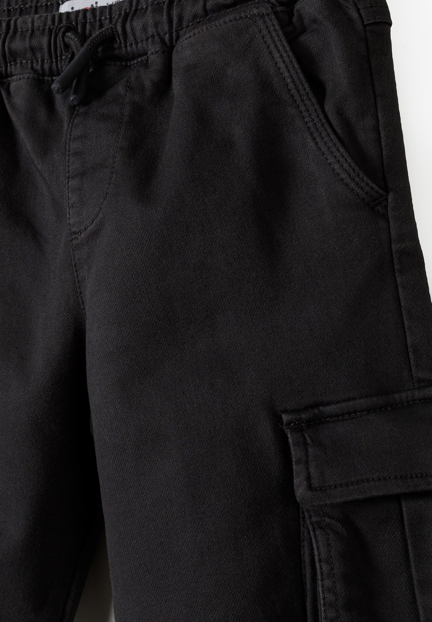 Cargo Trousers, Grey, Multiple Pockets - 3